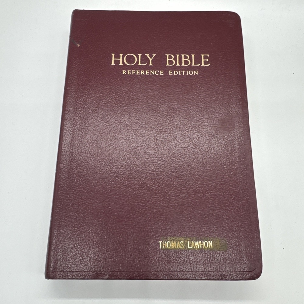 Holy Bible Giant Print Reference Edition Nelson 694BG Burgundy